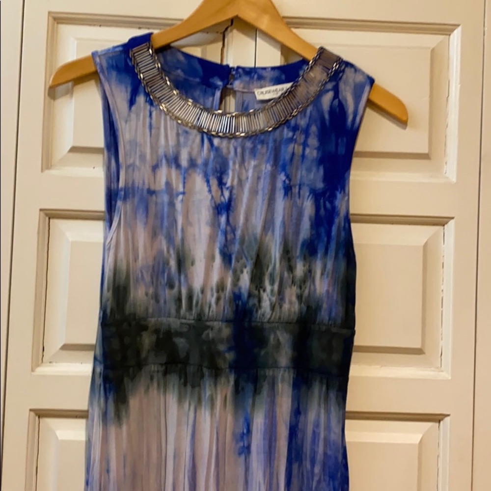 Maxi tie-dye summer dress